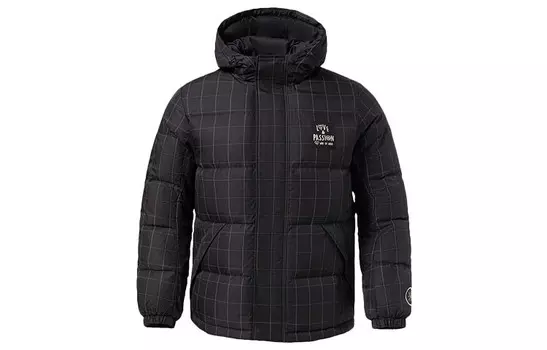 Wade Collection Пуховик унисекс черный Lining, черный