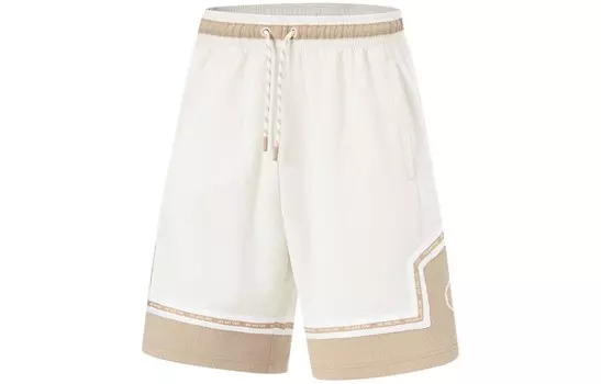 Wade Collection Спортивные шорты мужские Off-white Ffee Brown Lining, коричневый