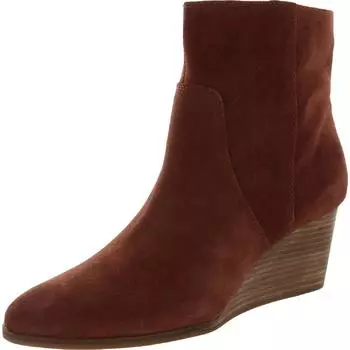 Wafael женские замшевые ботильоны на танкетке Lucky Brand, цвет brandy oiled suede