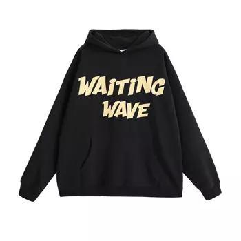 WAITINGWAVE Толстовка унисекс, Светло-серый