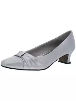 Waive женские однотонные туфли-лодочки без застежек Easy Street, цвет silver satin