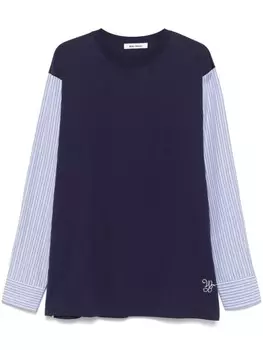 Wales Bonner футболка Sight, синий