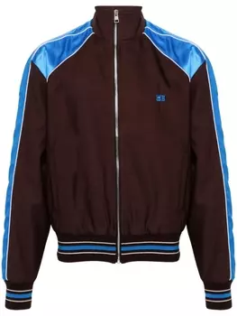 Wales Bonner спортивная куртка Courage на молнии, коричневый