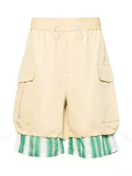 Wales Bonner твиловые шорты карго, желтый