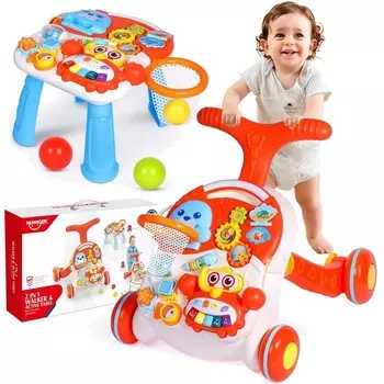 Walker, коляска, интерактивный стол, езда, образовательная панель 2в1, фортепиано Sferazabawek