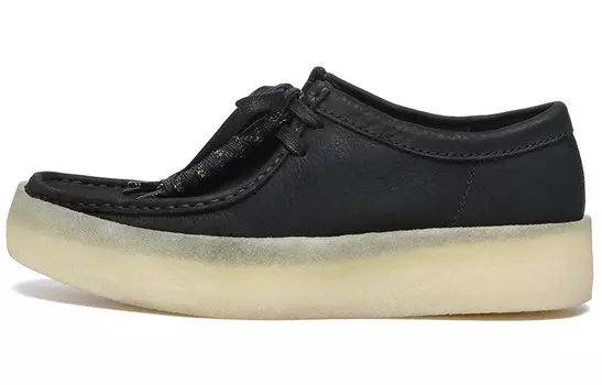 Wallabee Cup Черный нубук женский Clarks