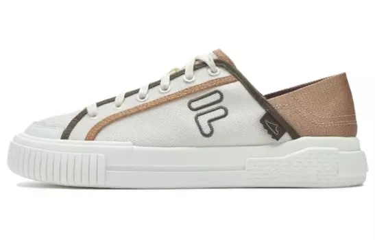 Wallride Canvas Shoes Men Low-top Белый/Коричневый Fila Fusion