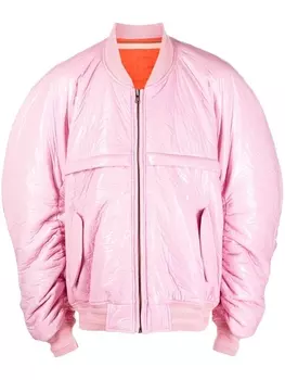 Walter Van Beirendonck Cercle bomber jacket, розовый