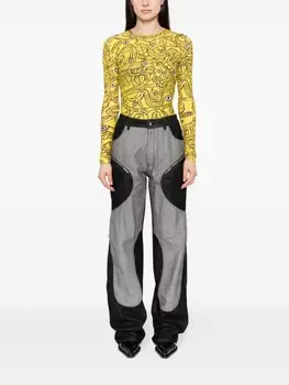 Walter Van Beirendonck футболка Otranto с длинными рукавами, желтый