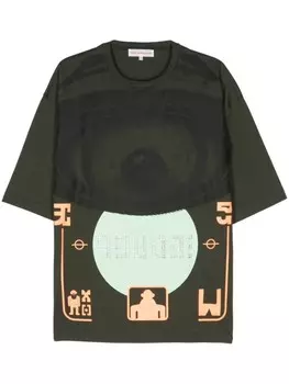 Walter Van Beirendonck футболка Peace T, зеленый