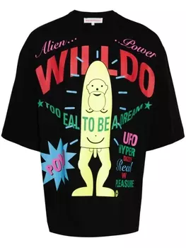 Walter Van Beirendonck футболка с графичным принтом, черный