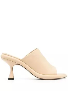 Wandler мюли на каблуке, желтый