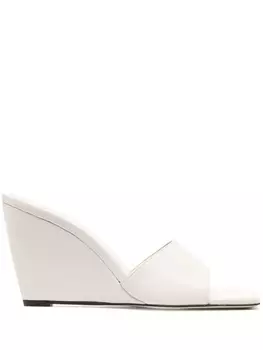 Wandler мюли с квадратным носком, нейтральный цвет