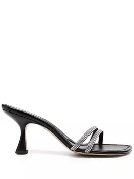 Wandler мюли со стразами, черный