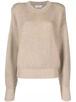 WARDROBE.NYC джемпер в рубчик, нейтральный цвет