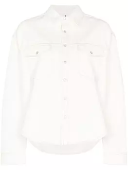 WARDROBE.NYC джинсовая куртка на пуговицах, белый