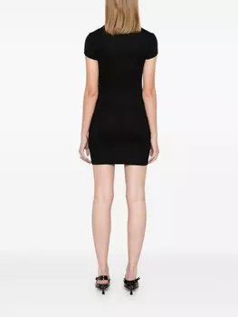 WARDROBE.NYC хлопковое мини-платье, черный