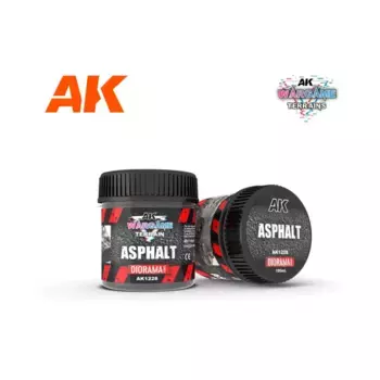 Wargame Terrain — Асфальт, AK Wargame Battle Grounds - Diorama Terrains & Enamel Liquid Pigments