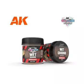 Wargame Terrain — мокрая земля, AK Wargame Battle Grounds - Diorama Terrains & Enamel Liquid Pigments