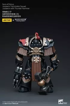 Warhammer Ересь Хоруса Рисунок 1/18 — Сыны Хоруса Юстаэрин Отряд Терминаторов Юстаэрин с Громовым Молотом Inna marka
