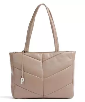 Warm Up Шоппер из мелкозернистой яловой кожи Picard, коричневый