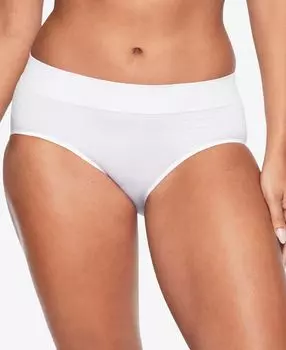 Warners No Pinching, No Issues Комфортная талия без раскапывания Гладкая и бесшовная хипстерская одежда RU0501P Warner's, белый