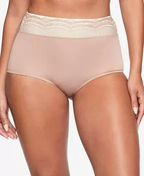 Warners No Pinching No Issues Комфортная талия с кружевными трусами из микрофибры RS7401P Warner's