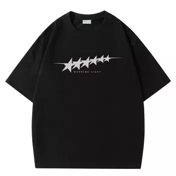 Warning Light ПРЕДУПРЕЖДАЮЩИЙ СВЕТ Футболка унисекс, Белый