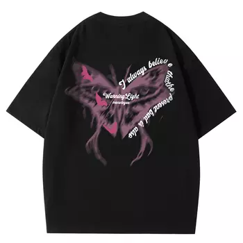 Warning Light ПРЕДУПРЕЖДАЮЩИЙ СВЕТ Футболка унисекс, Модернизированный тяжелый черный