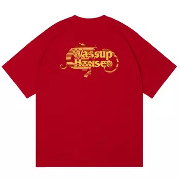 WASSUP Футболка унисекс, Черный