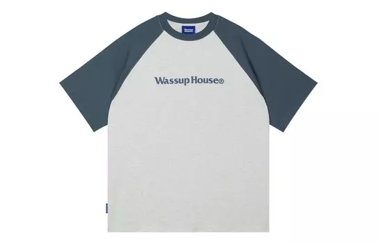 WASSUP Футболка унисекс, Зеленый/Коричневый