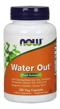 Water Out - Поддержка мочевыделительной системы (БАД, 100 капсул) Now Foods