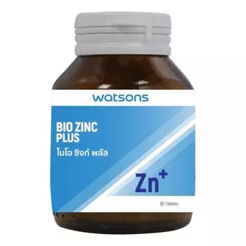 Watsons Bio Zinc Plus (Добавка ) 60 таблеток, White