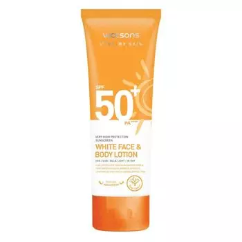 Watsons Love My Skin Солнцезащитный крем с очень высокой степенью защиты Белый лосьон для тела для лица SPF50+ 10, White