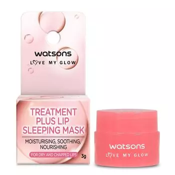 Watsons Ночная маска для губ Treatment Plus 3г, Pink