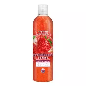 Watsons Отшелушивающий гель для тела «Клубника» 410г, Red