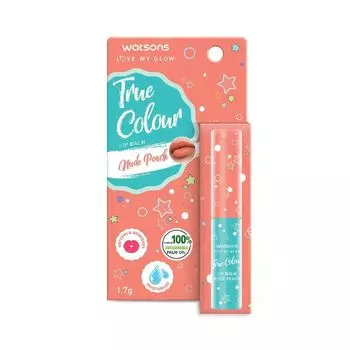 Watsons True Colors Бальзам для губ нюдовый персик.7г, Orange