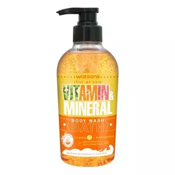 Watsons Витаминно-минеральный гель для душа Витамин С+ Марганец 500г, Yellowish orange