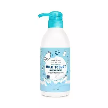 Watsons WATSONS УВЛАЖНЯЮЩИЙ КРЕМ ДЛЯ ВАННЫ С МОЛОЧНЫМ ЙОГУРТОМ 530мл