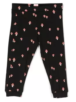 Wauw Capow By Bangbang легинсы Camille Mushroom из органического хлопка, черный