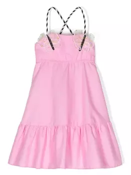 Wauw Capow By Bangbang платье Lola Butterfly, розовый