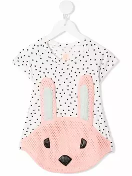 Wauw Capow By Bangbang платье Nova Rabbit, белый