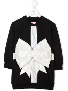 Wauw Capow By Bangbang платье с бантом, черный