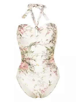 Waverly Wide Link Купальник ZIMMERMANN, бежевый