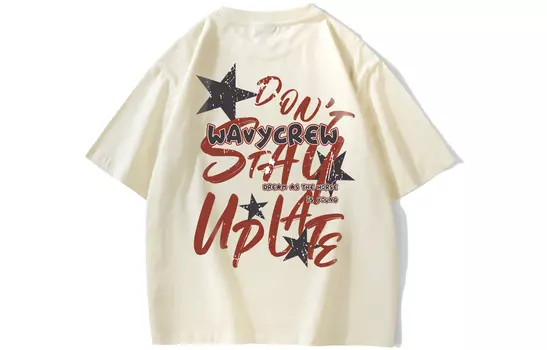 Wavycrew футболка унисекс, Бежевый