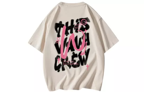 Wavycrew футболка унисекс, Бежевый