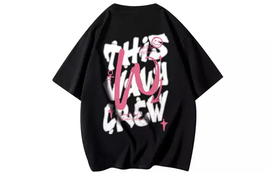 Wavycrew футболка унисекс, Черный