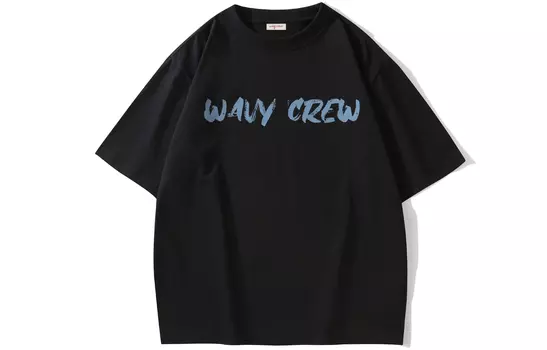 Wavycrew футболка унисекс, Черный
