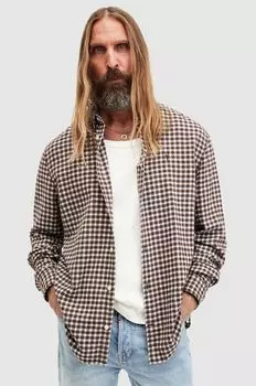 WAYANDA рубашка из хлопка AllSaints, мультиколор