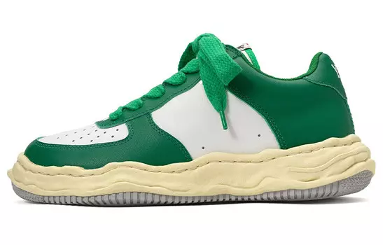 Wayne OG Sole Low Белый Зеленый Mihara Yasuhiro